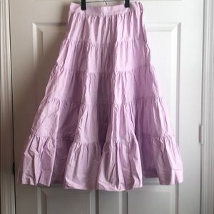 J. Crew ruffle skirt